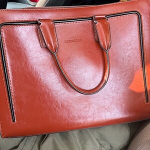 Bostanten Leather Briefcase